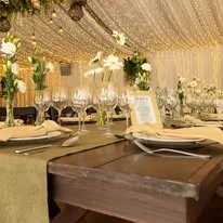 Montaje elegante para evento